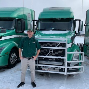 Todd Radanovich, long haul driver with J&C, USA & Canada.
Has been with J&C for 6 years.  